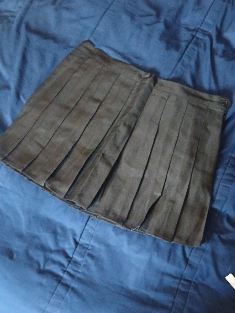Classic Black Pleated Mini Skort Size 3XL